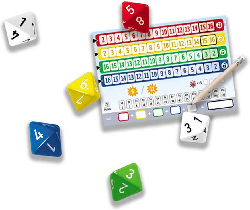 White Goblin Games Qwixx Longo dobbelspel uitbreiding 2 scorebloks met 80 scorebladen - Foto 3