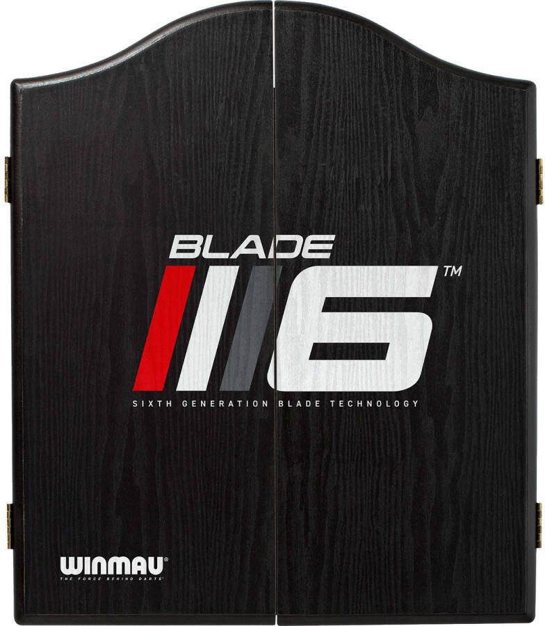Winmau dartkabinet Blade 6 zwart Dartkabinet Blade 6 (zwart)