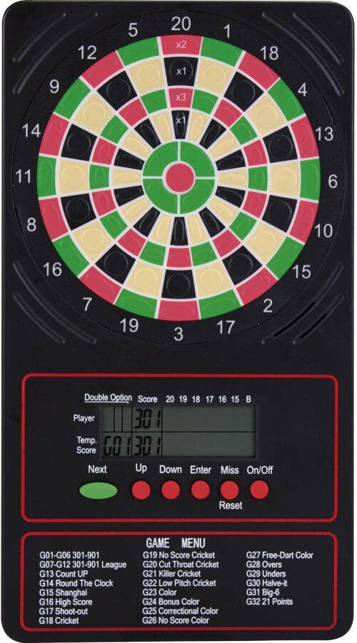 Winmau dart scorebord Ton Machine Touchpad scorer 2 Ton Machine 2 dart scorebord