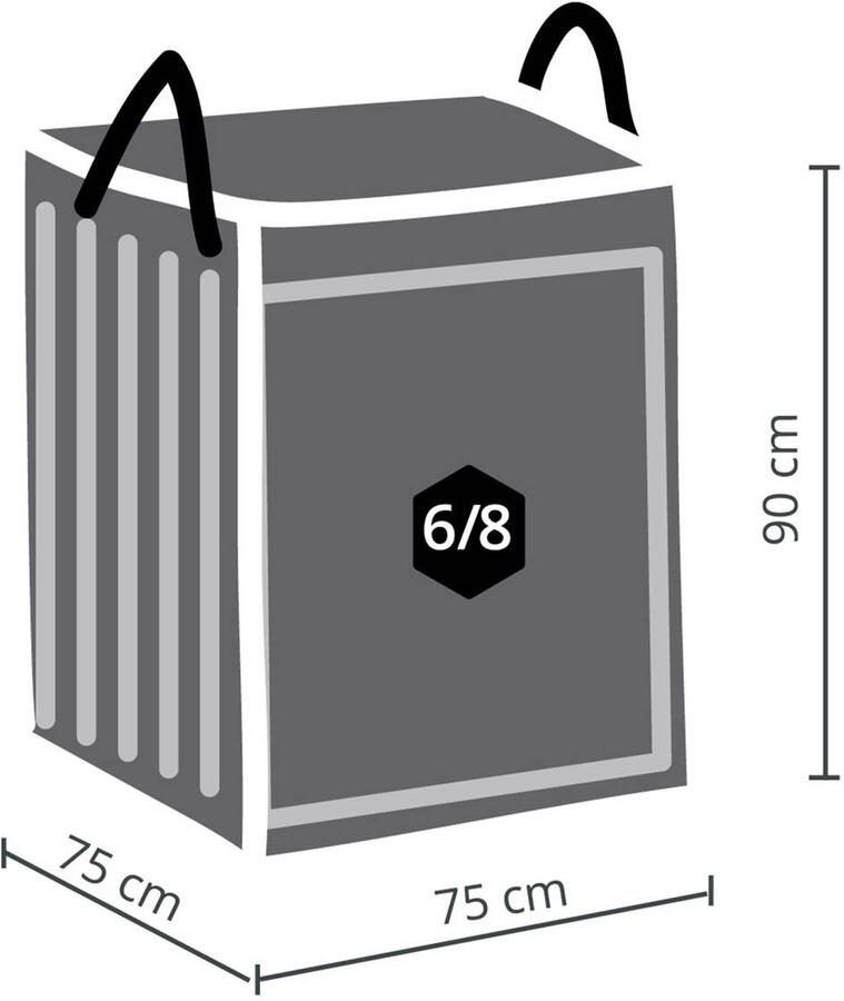 Winza Outdoor Covers Premium Lounge Kussentas Afmeting : 75x75x90 cm - Foto 5