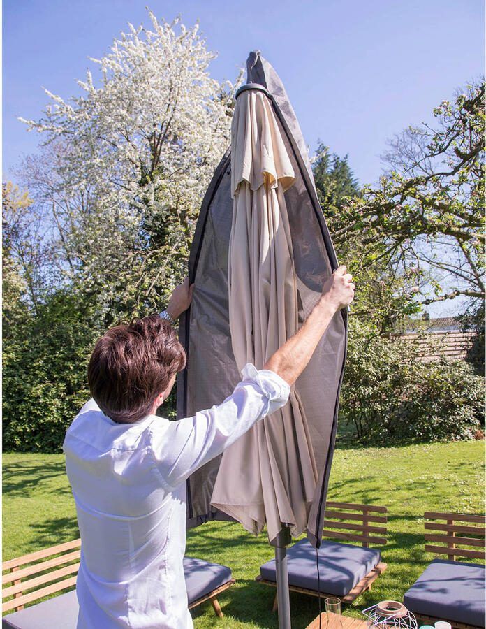 Winza Outdoor Covers Premium beschermhoes parasol tot 4 meter Afmeting : 220x40 cm - Foto 6