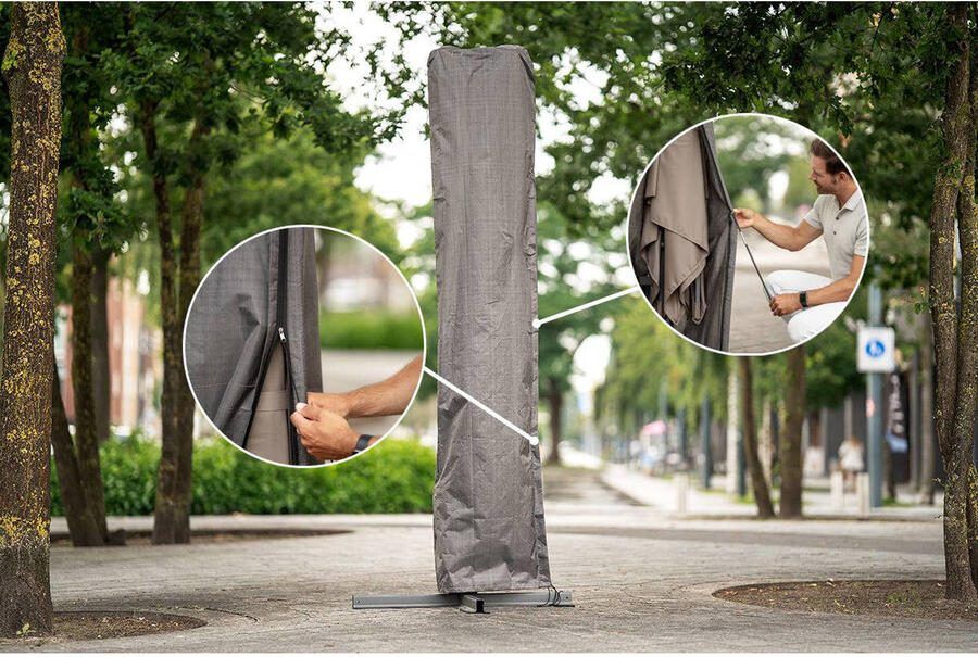Winza Outdoor Covers Premium beschermhoes parasol XL Afmeting : 275x70 cm parasolhoes groot 2 jaar garantie - Foto 5