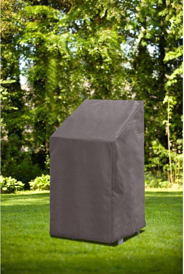 Winza Outdoor Covers Premium Duurzame Beschermhoes voor Stapelstoelen Weerbestendig PP Textiel met Coating Grijs Waterdicht en UV-Bestendig 66x66x128 88 cm 2 Jaar Garantie - Foto 5