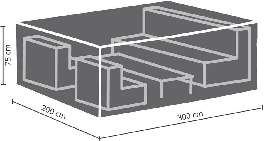 Winza Outdoor Covers Premium beschermhoes loungeset L Afmeting : 300x200x75 cm - Foto 3