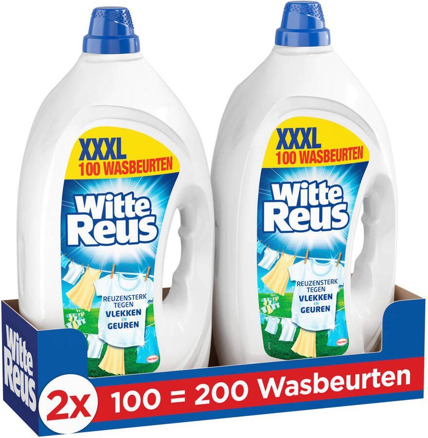 Witte Reus Gel 4.5L 2 x 100 wasbeurten 200 wasbeurten