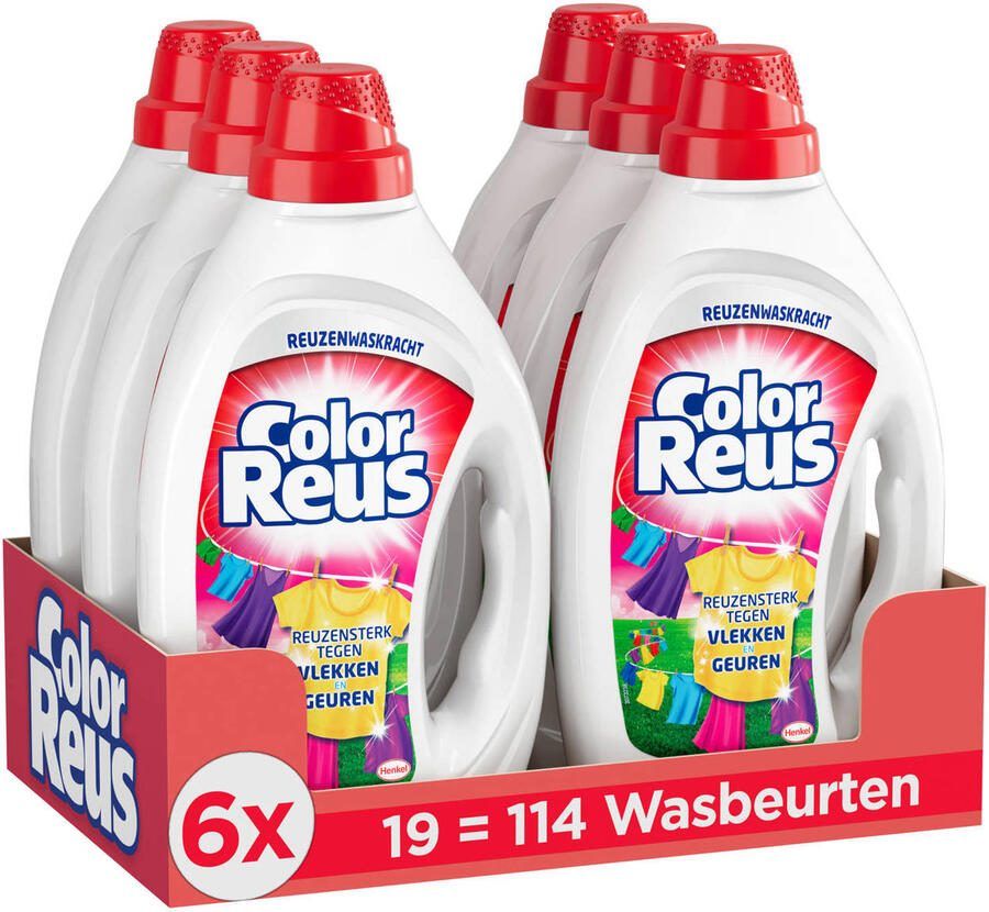 Witte-Reus Gel 855ml 6 x 19 wasbeurten 114 wasbeurten
