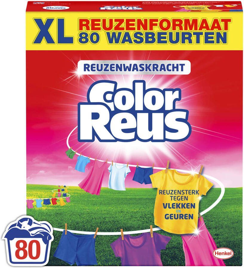 Witte Reus Poeder 4.00kg 1 x 80 wasbeurten 80 wasbeurten