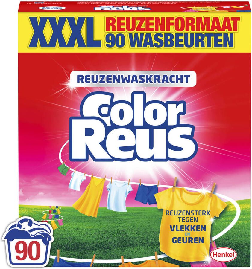 Witte Reus Poeder 4.5kg 90 wasbeurten 90 wasbeurten
