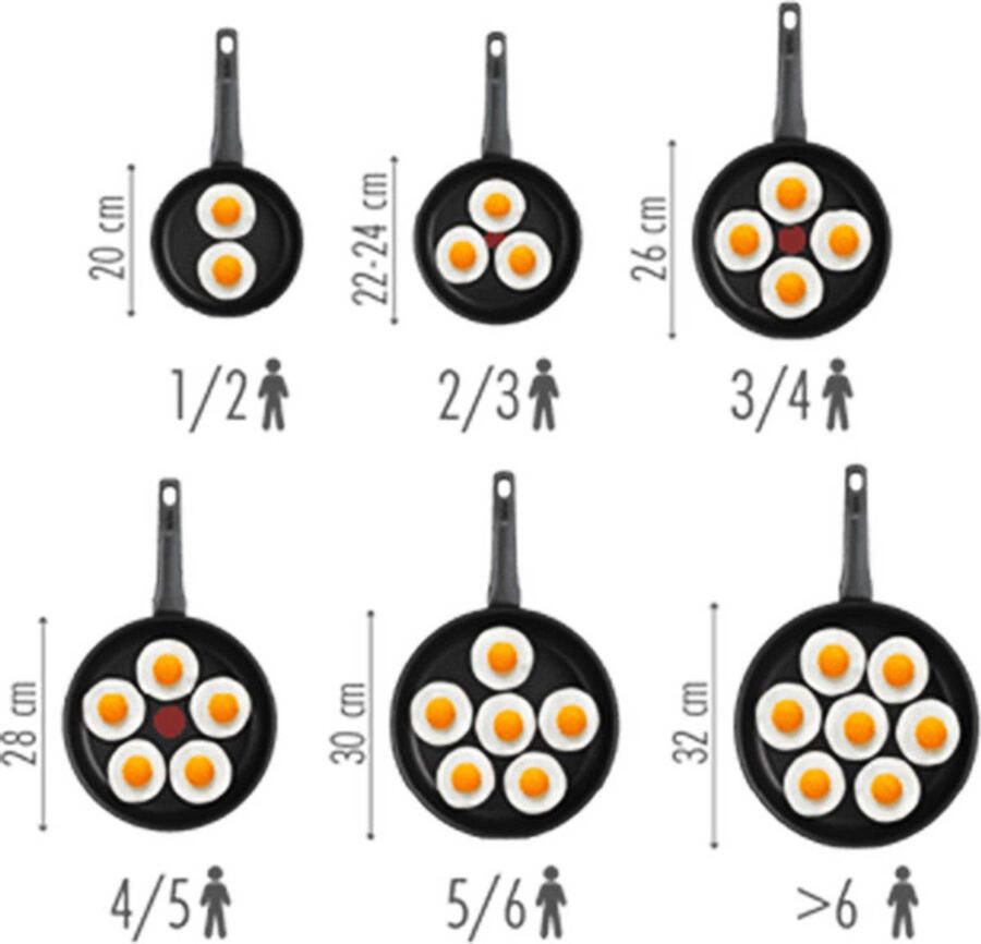 WMF Koekenpan Profi Resist Non Stick ø 24 cm geschikt voor alle warmtebronnen standaard anti-aanbaklaag - Foto 4