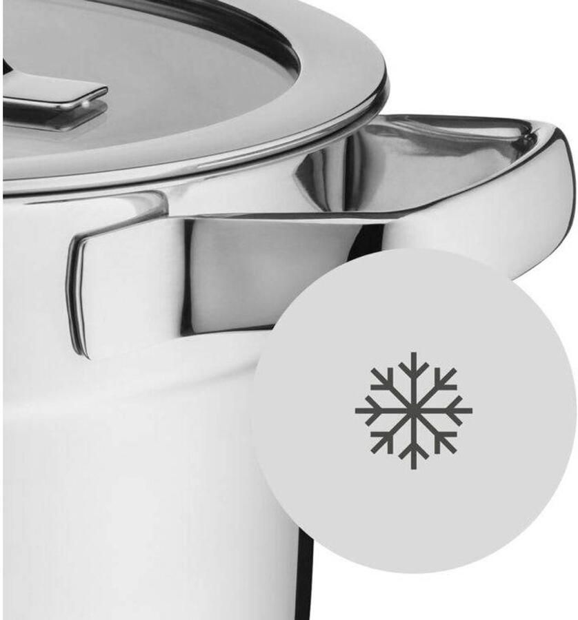 WMF Pannenset Compact Cuisine 5 Delig Kookpan ø 16 20 en 20 cm en Steelpan ø 14 cm - Foto 3