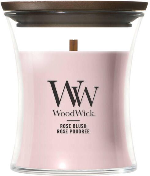 WoodWick geurkaars Rose Blush Mini