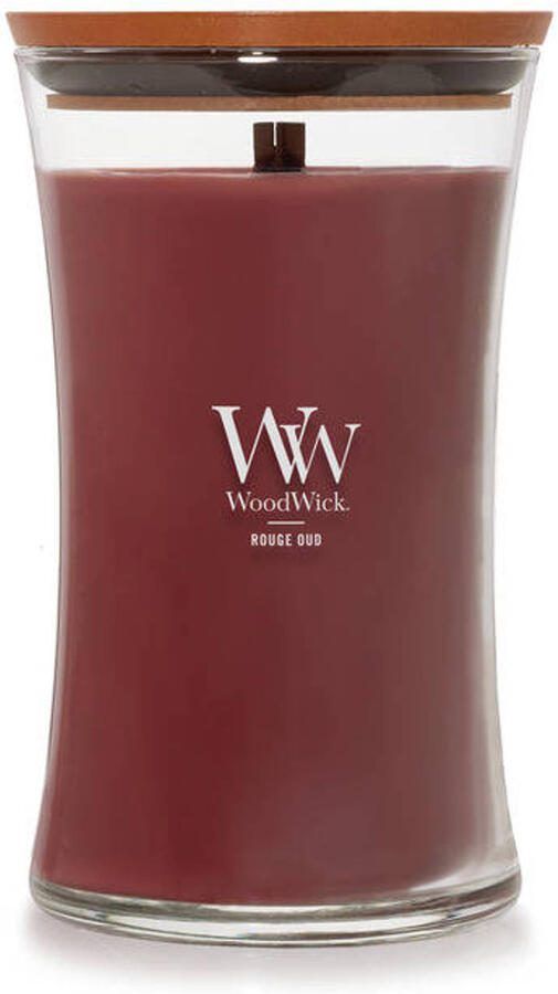 WoodWick geurkaars Rouge Oud Large