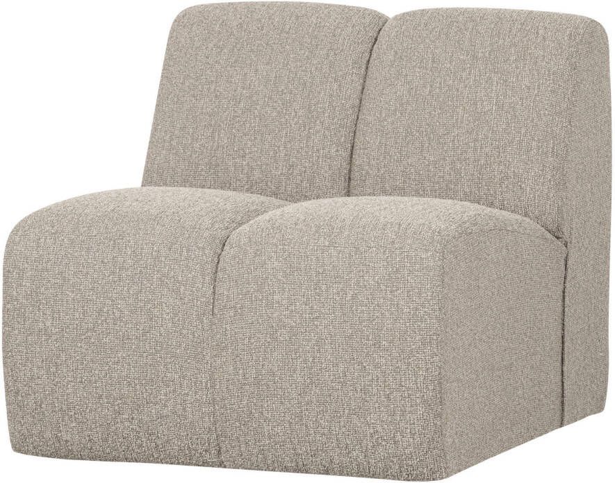 Woood Mojo 1-Zits Bank Bouclé Beige Melange 74x80x97