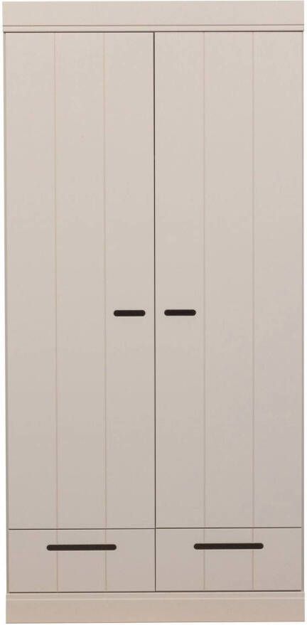 WOOOD | Connect 2 deurs kledingkast lade dust | Slaapkamerkasten | Linnenkast - Foto 5