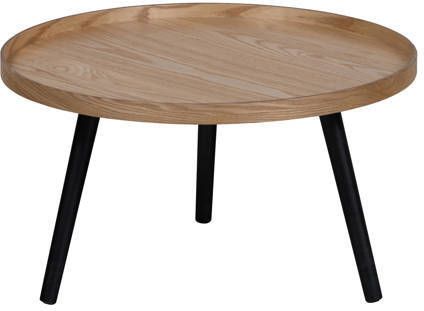 WOOOD | Mesa Bijzettafel L Hout Naturel 34xØ60 | Woonkamertafels | Bijzettafel - Foto 5