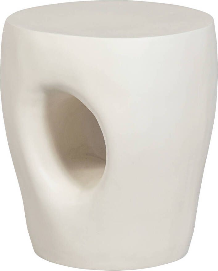 Basiclabel Mica Bijzettafel Polymeer Naturel 47x40x40