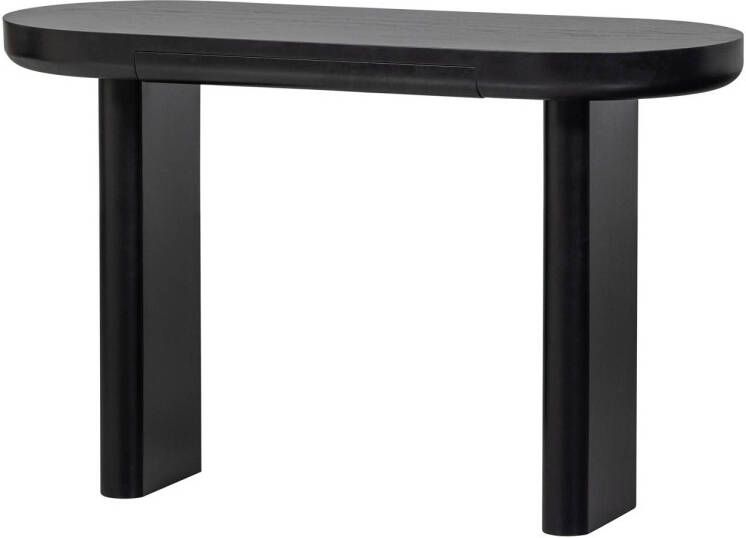 WOOOD Exclusive Bureau Sidetable Mael Met 1 lade 120 x 50cm Zwart