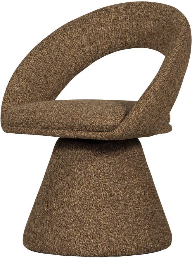 WOOOD | Winter draaibare eetkamerstoel zand melange | Eetkamerstoelen | Eetkamerstoel - Foto 4