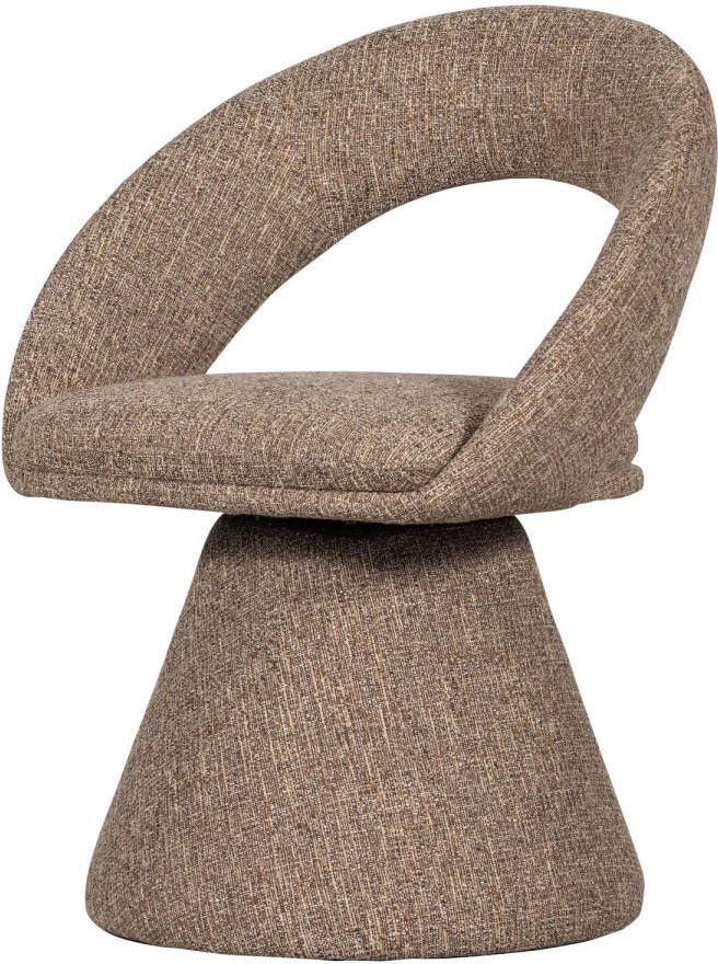 WOOOD | Winter draaibare eetkamerstoel naturel melange | Eetkamerstoelen | Eetkamerstoel - Foto 4