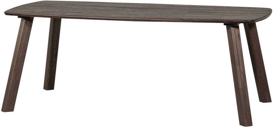 WOOOD Deens Ovale Eettafel Tablo Eikenhout 180 x 100cm Mystic Bruin