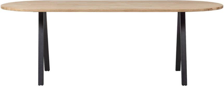 WOOOD | Combi-Eettafel: ovaal eiken onbehan.&2-standen vierk | Eettafels | Eettafel - Foto 2