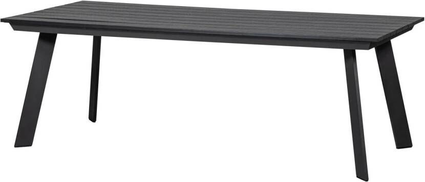 Woood Veerle Eettafel Aluminium|Polywood Antraciet 74x220x100 - Foto 5