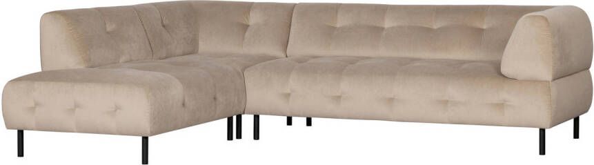 WOOOD Exclusive | Lloyd Hoekbank Links Gewassen Fluweel Sea Salt | Zitmeubels woonkamer | HoekbankModulaire banken - Foto 2