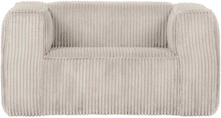 WOOOD | Bean Fauteuil Grove Melange Stof Naturel | Zitmeubels woonkamer | Fauteuil - Foto 3