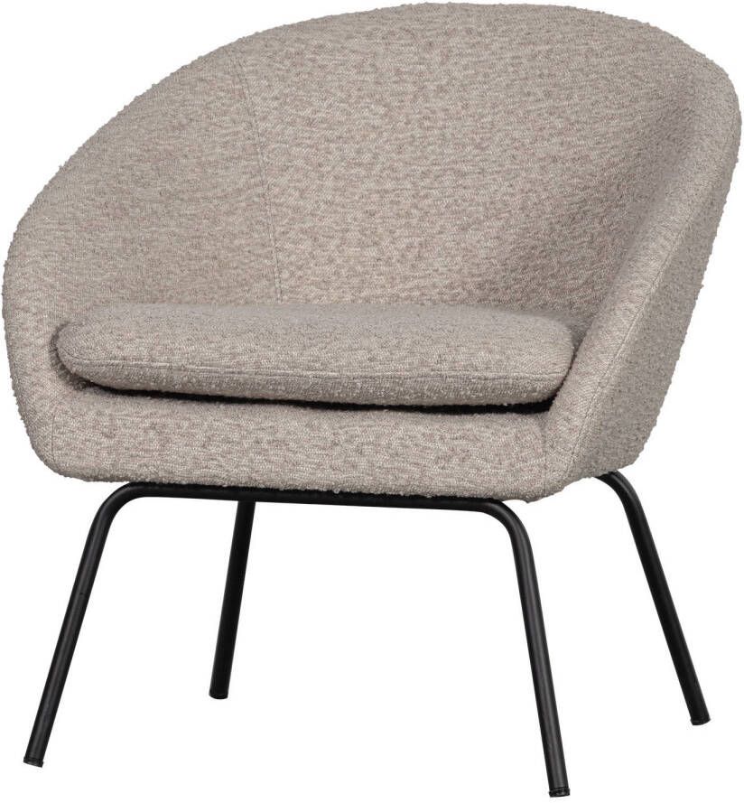 Woood Fauteuil Ditte Bouclé Greige 72x69x68