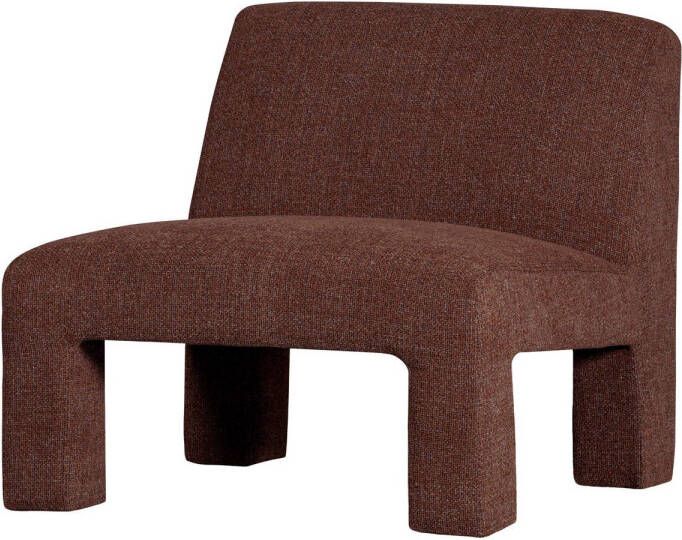 Woood Lavid Fauteuil Polyester Chestnut 73x74x84