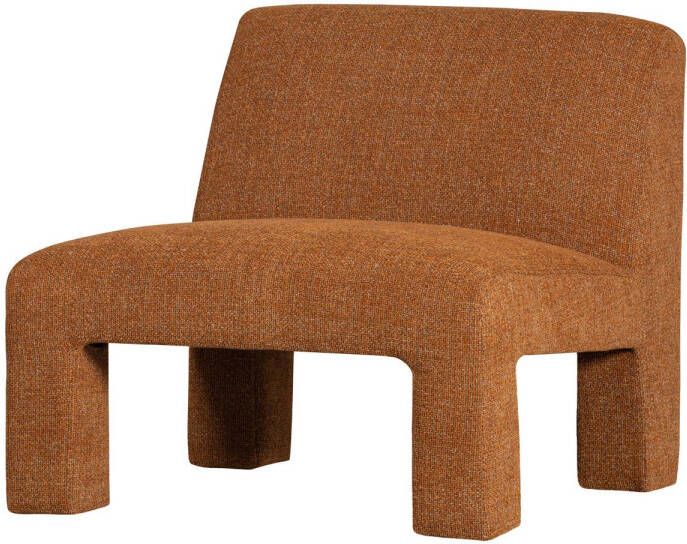 WOOOD Fauteuil Lavid Geweven Ginger