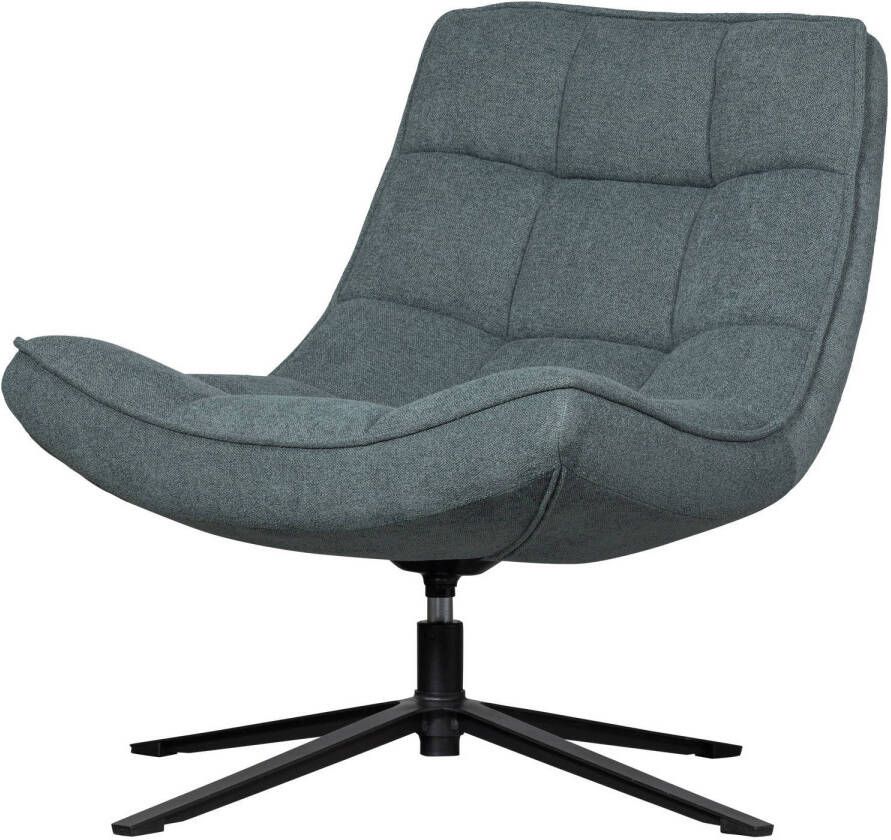 WOOOD Draaibare fauteuil Maudi Metalen frame gepolsterd met geweven stof H 84 cm x B 74 cm - Foto 10