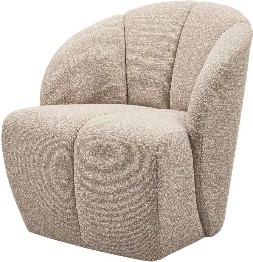 WOOOD | Mojo draaifauteuil boucle beige melange | Zitmeubels woonkamer | Draaifauteuil - Foto 4