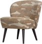 Sara fauteuil geweven camouflage dessin groen - Thumbnail 1