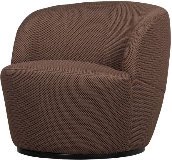 Woood Serra Draaifauteuil Mesh Espresso 68x70x77