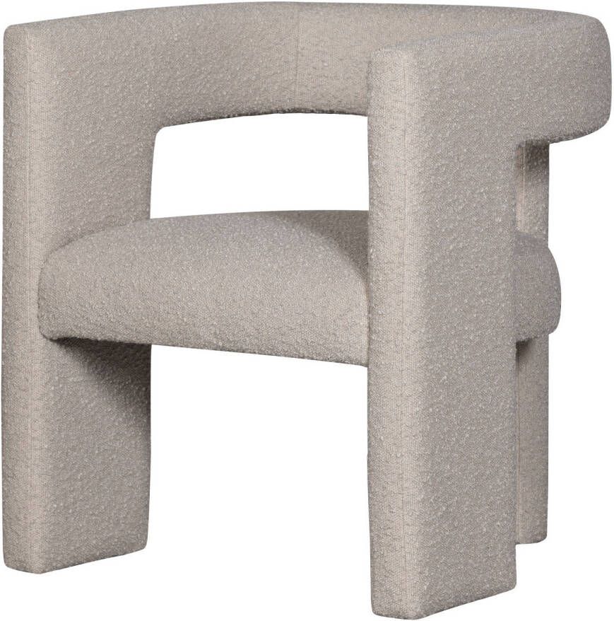 WOOOD Exclusive Fauteuil Tiwa Bouclé Beige