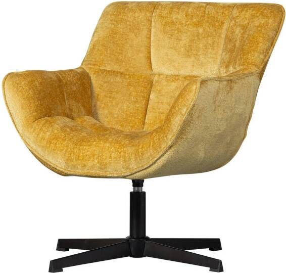 Woood Wibo Draaifauteuil Chenille Curry 94x71x83