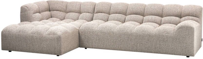 Woood Allure Chaise Longue Links Polyester Naturel 79x324x165