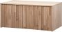 WOOOD Kistbank New Gravure bunkbank met grafische reliëfdeuren op wielen breedte 88 cm - Thumbnail 4