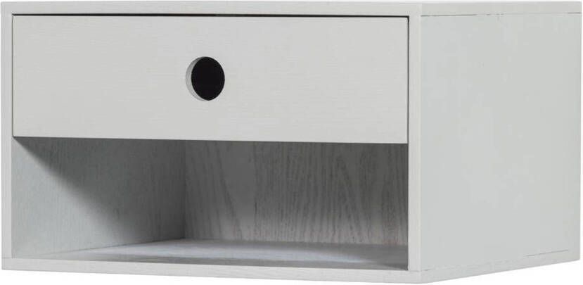 WOOOD | Nancy Hangend Nachtkastje Mist | Slaapkamerkasten | Nachtkastje - Foto 6