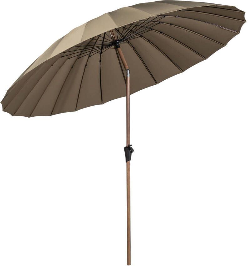 Woood Monica Parasol Aluminium Zand Ø280CM