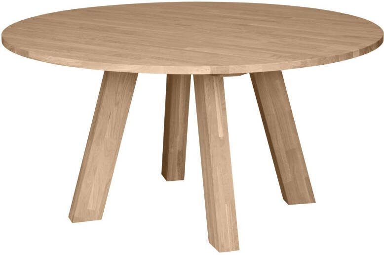 WOOOD | Rhonda Xl EettafelØ150cm Eiken Naturel | Eettafels | Eettafel - Foto 3