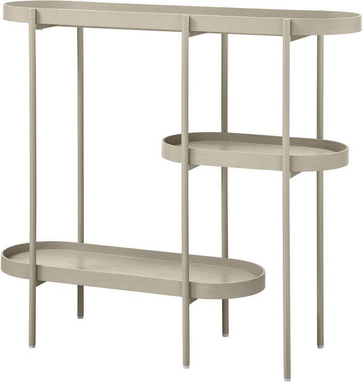 WOOOD Exclusive | Noan Sidetable Hout metaal Antique Beige | Woonkamertafels | Wandtafel - Foto 2