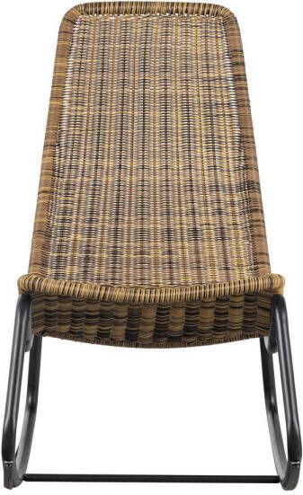 WOOOD Schommelstoel Buiten Tom Rattan Naturel 97x51x95