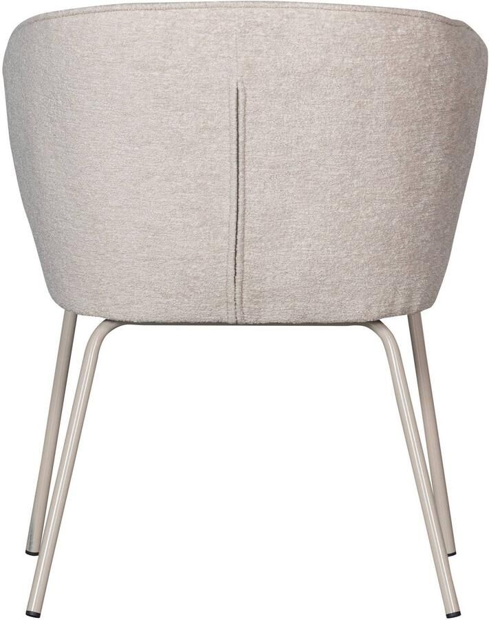 BePureHome Admit Eetkamerstoelen Polyester Pebble Set van 2 - Foto 3