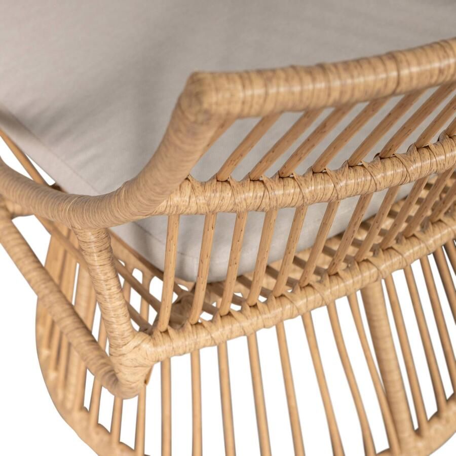 Exotan WOOOD Fauteuil Alatna Wicker Naturel 80x64x53 - Foto 4