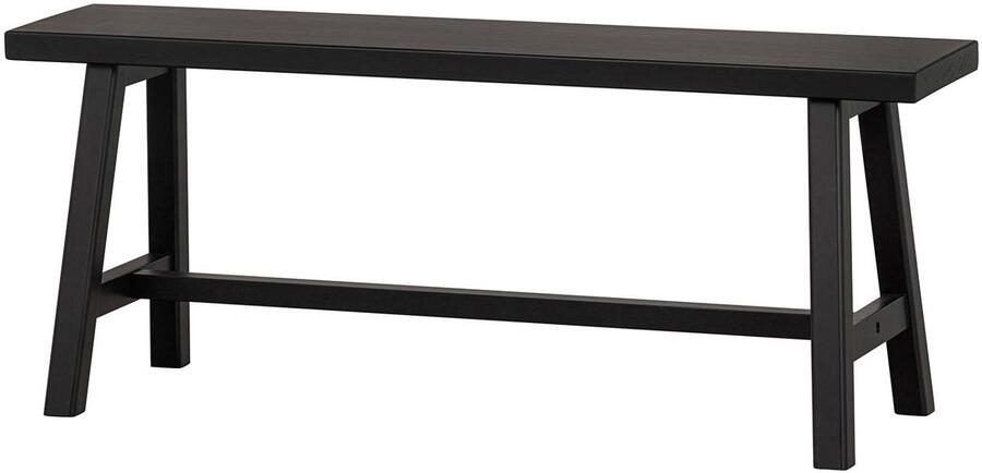 WOOOD Eetkamerbank Imme Grenenhout 110cm Zwart Exclusive