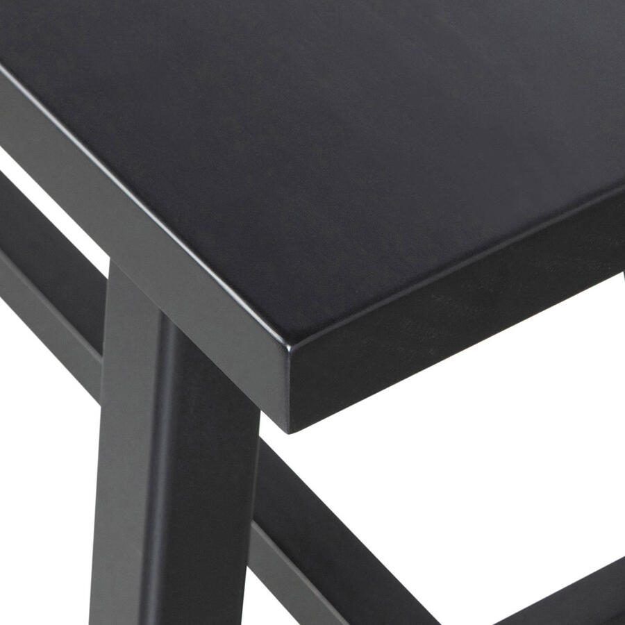 WOOOD Eetkamerbank Imme Grenenhout 110cm Zwart Exclusive - Foto 2