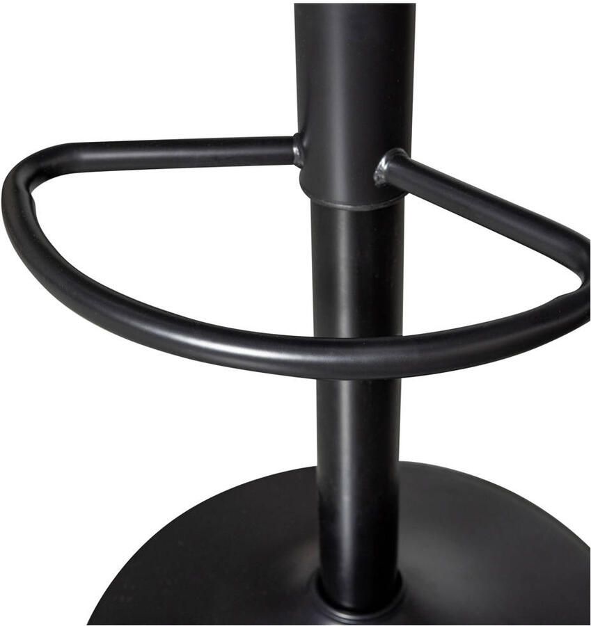 WOOOD | Isaac barkruk metaal zwart | Zitmeubels eetkamer | Barstoel