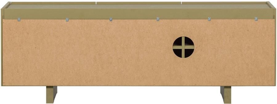 WOOOD | Basu tv meubel 152cm grenen moss | Woonkamer meubels | Tv-dressoir | Tv-meubel - Foto 3